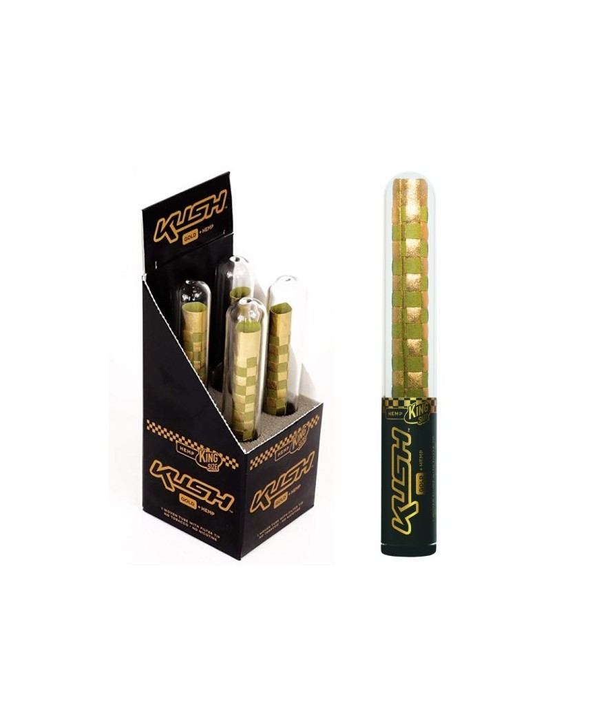 Papel de Fumar Hemp & Gold 24 K. King Size