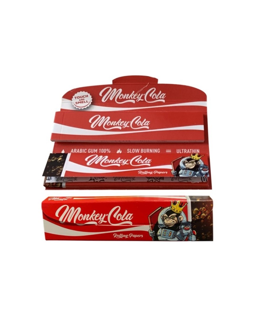 Papel Monkey King | King Size + filtros | Aroma Coca Cola