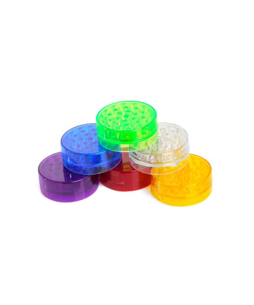 Grinder de plástico pequeño translucido