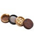 Grinder Polinizador Wood & Gold 62mm