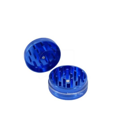 Grinder aluminio 2 partes azul iman 50 mm