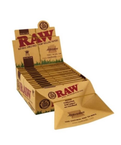 Papel Raw Organic King Size Slim Artesano & Tips