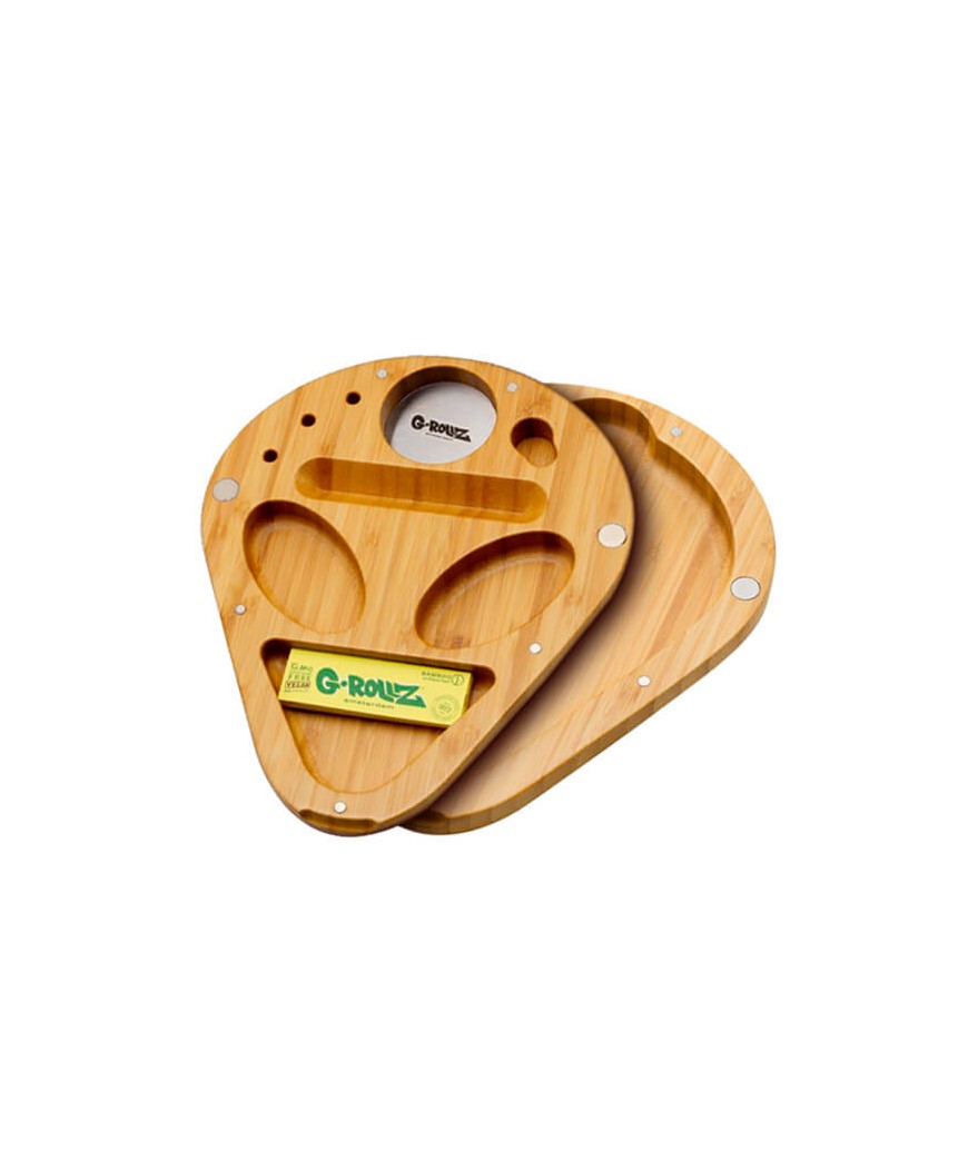 Bandeja de liar de Bamboo G-Rollz 19x23 cm - Alien