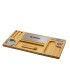 Bandeja de liar de Bamboo G-Rollz 26x49 cm - Deluxe