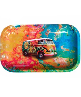 Bandeja Metal 27x16 cm - Volkswagen Hippie