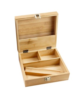Caja Fumador Bamboo 17x20x7 cm