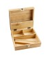 Caja Fumador Bamboo 17x20x7 cm