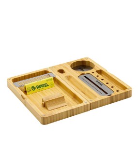 Bandeja de Fumador G-Rollz Bamboo Premium 22x25 cm