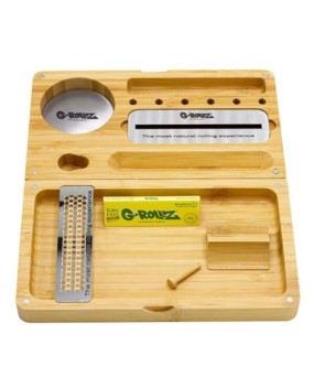 Bandeja de Fumador G-Rollz Bamboo Premium 22x25 cm