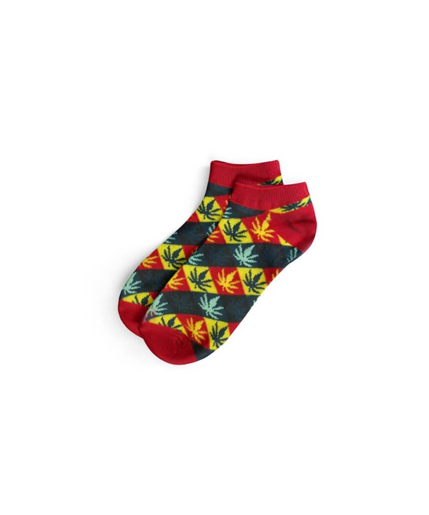 Calcetines Cannabicos Mujer Cortos Rasta