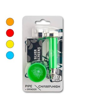 Pipa Metal Set Rejillas & Grinder 80 mm Mix Color