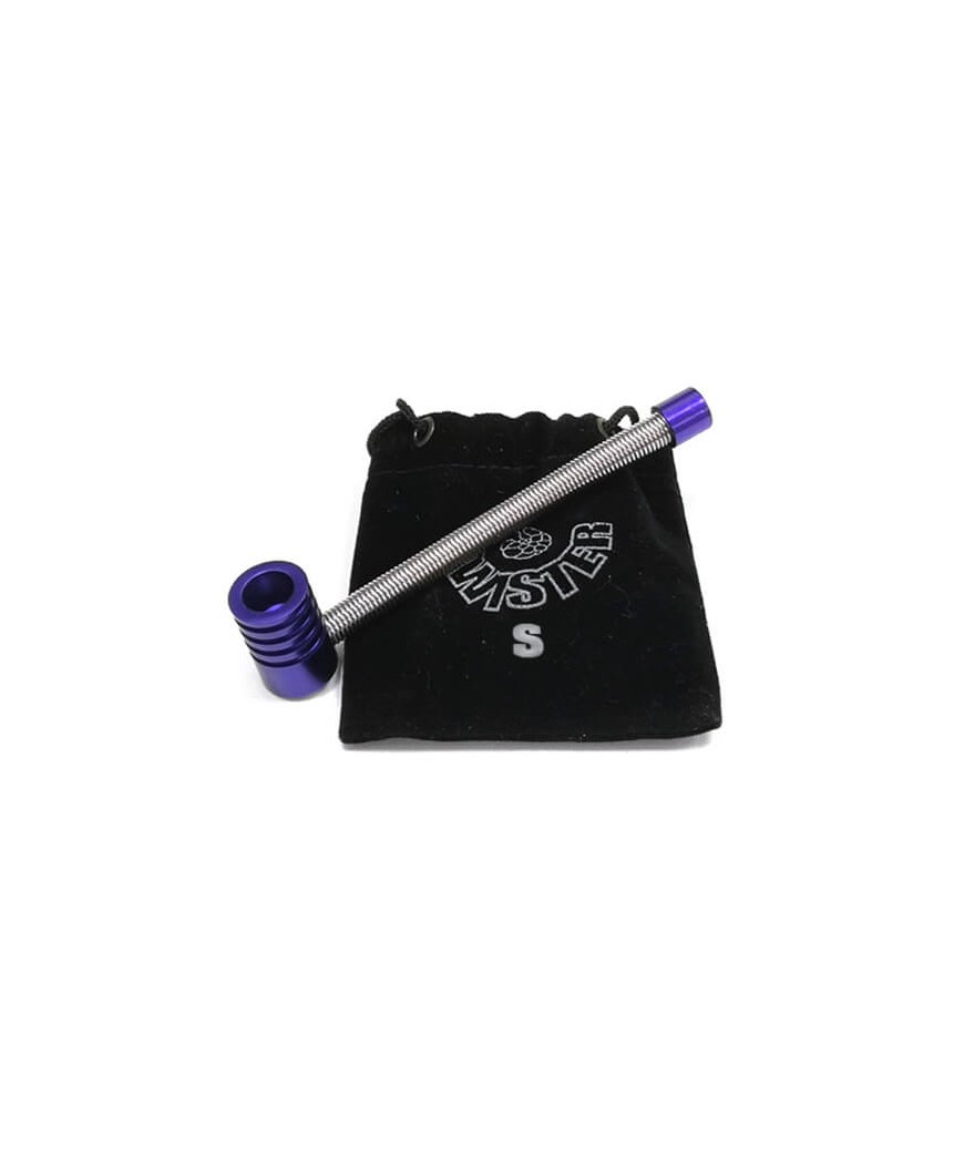 Pipa Metal Muelle Twister S 9.5 cm Lila