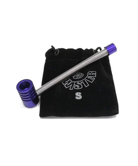 Pipa Metal Muelle Twister S 9.5 cm Lila