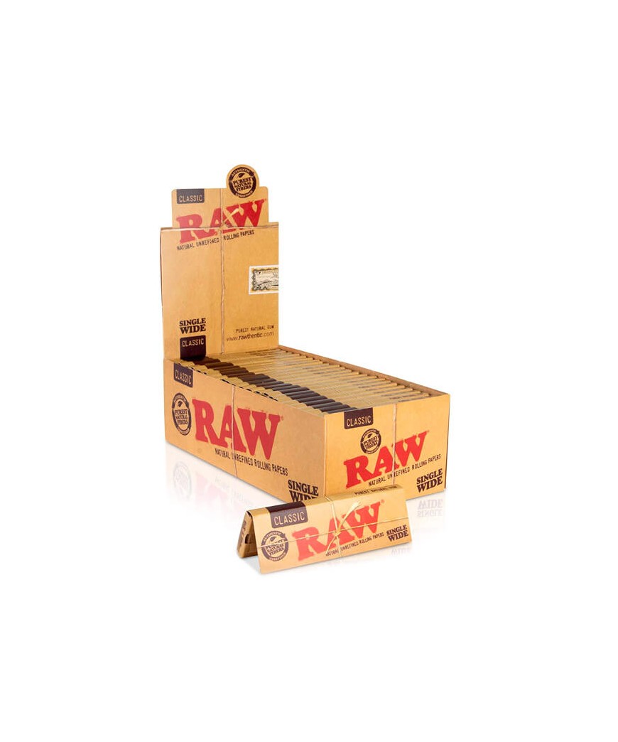 Papel Raw Classic Single Wide