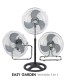 Ventilador 3x1 Easy Garden Industri. x 2 ud. 50 cm. 70 w