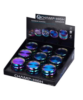 Grinder Polinizador Metal Rainbow Diamond 40 mm
