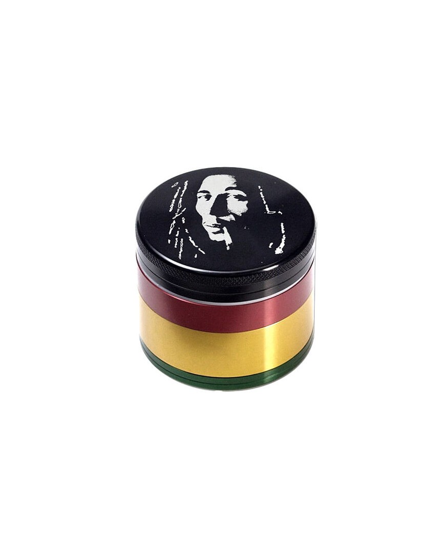 Grinder Polinizador Metal Supergrinder Bob Marley 50 mm
