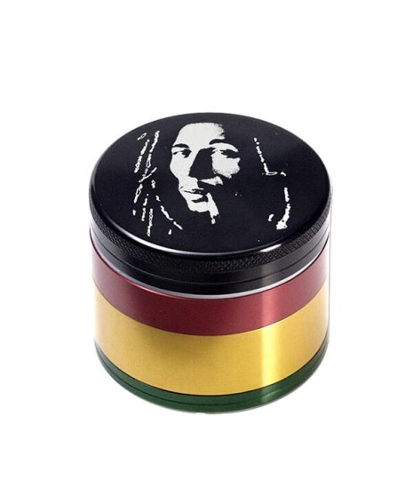 Grinder Polinizador Metal Supergrinder Bob Marley 50 mm