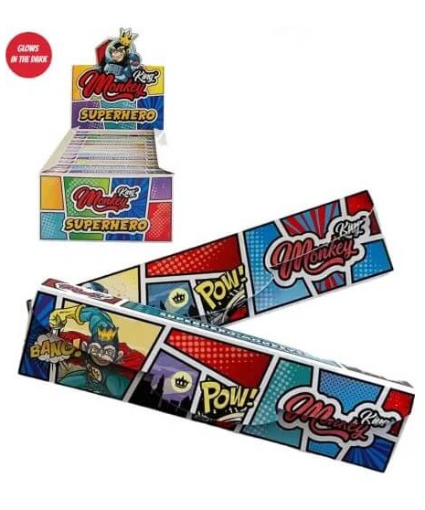 Papel Monkey King Size Slim & Tips Superhero