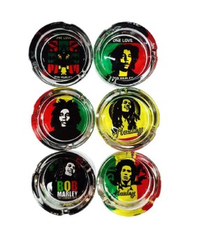 Cenicero Cristal Bob Marley