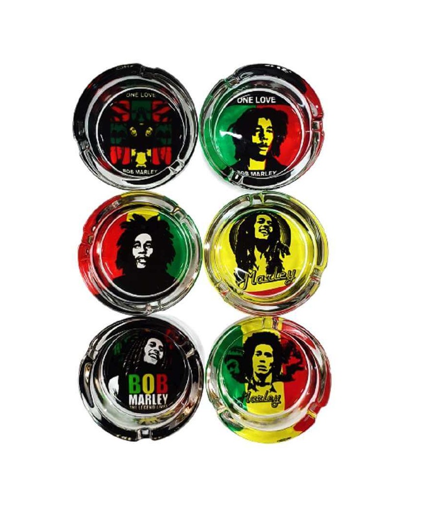 Cenicero Cristal Bob Marley