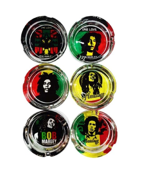 Cenicero Cristal Bob Marley