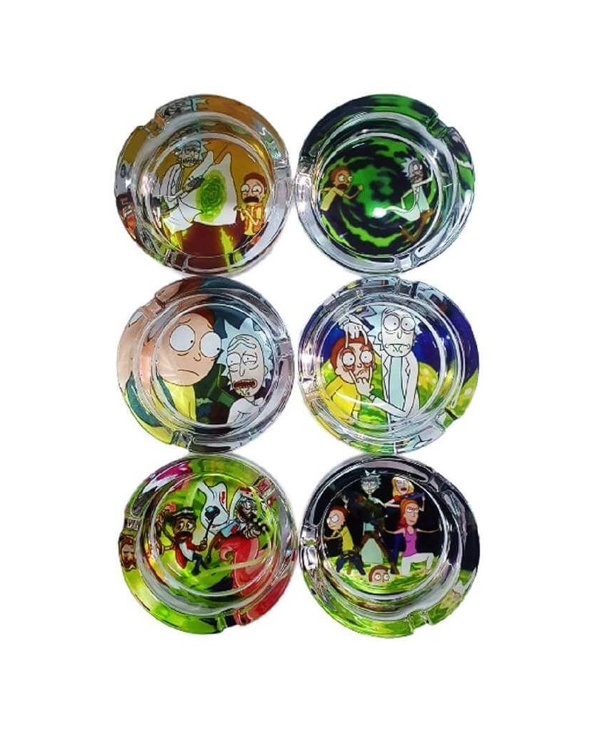 Cenicero Cristal Rick y Morty
