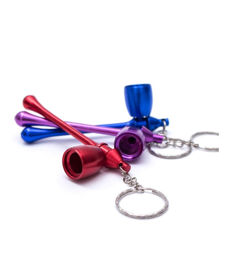 Pipa de metal llavero 7 cm