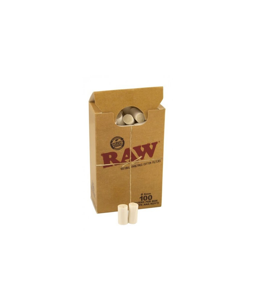 Raw Filtros Regulares 8mm (100 uds)